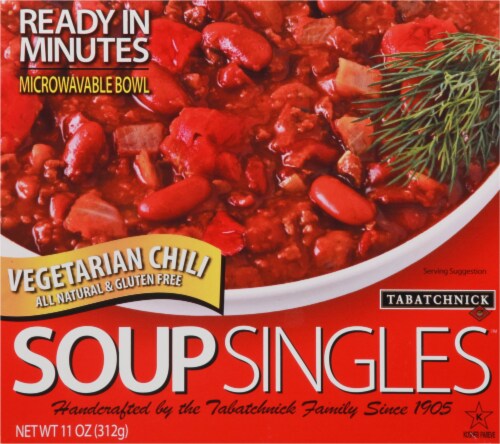 Tabatchnick Soup Singles Vegetarian Chili Perspective: front