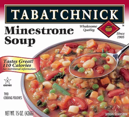 Tabatchnick Minestrone Soup Perspective: front