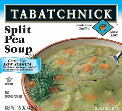 Tabatchnick Low Sodium Split Pea Soup Perspective: front