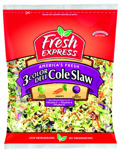 Fresh Express 3-Color Deli Cole Slaw Mix Perspective: front