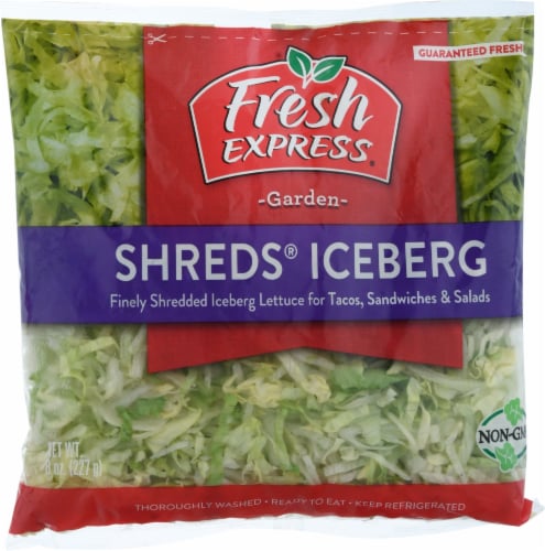 Fresh Express Iceberg Shreds Perspective: front