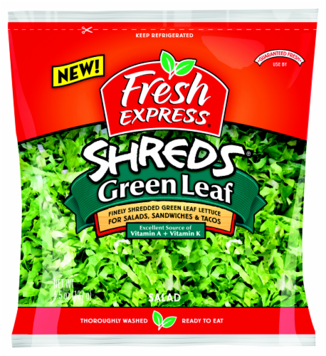Fresh Express Green Leaf Shreds Perspective: front