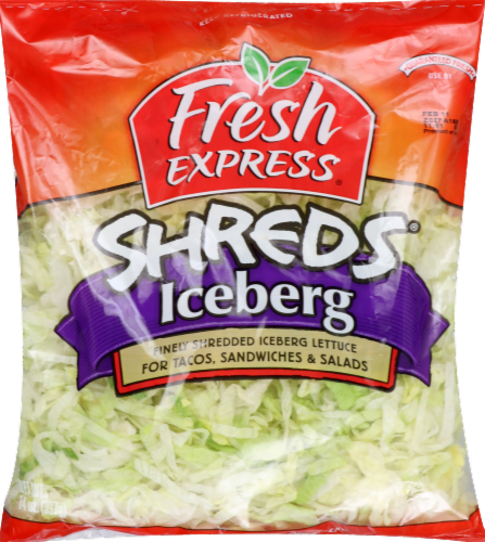 Fresh Express Lettuce Iceberg Shreds Perspective: front