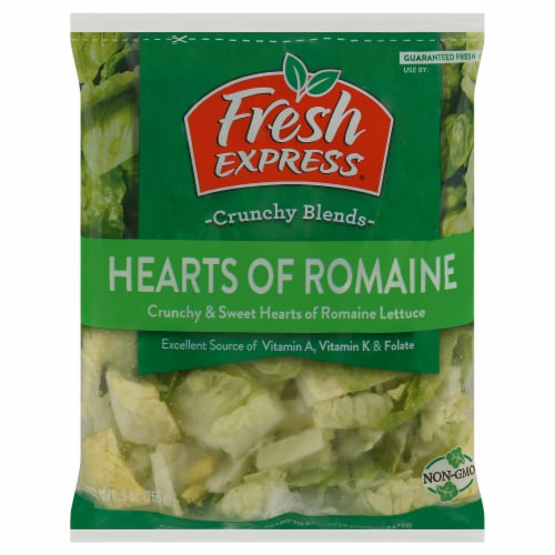 Fresh Express® Hearts of Romaine Salad Perspective: front