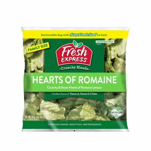 Fresh Express Hearts of Romaine Lettuce Perspective: front