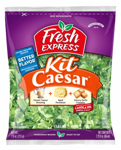 Fresh Express® Caesar Complete Salad Kit Perspective: front