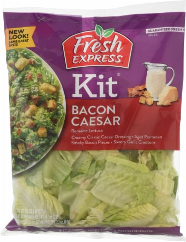 Fresh Express® Bacon Caesar Salad Kit Perspective: front