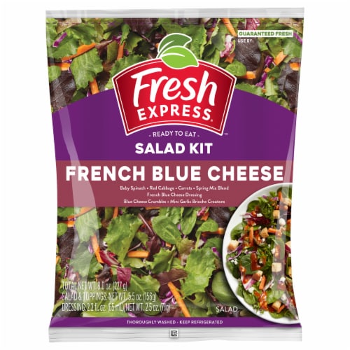 Fresh Express® French Blue Cheese Salad Kit Perspective: front