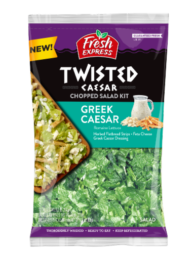 Fresh Express Twisted Greek Caesar Chopped Salad Kit Perspective: front