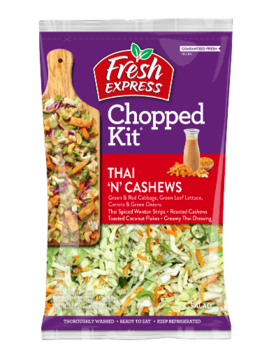 Fresh Express® Thai 'N' Cashews Chopped Salad Kit Perspective: front
