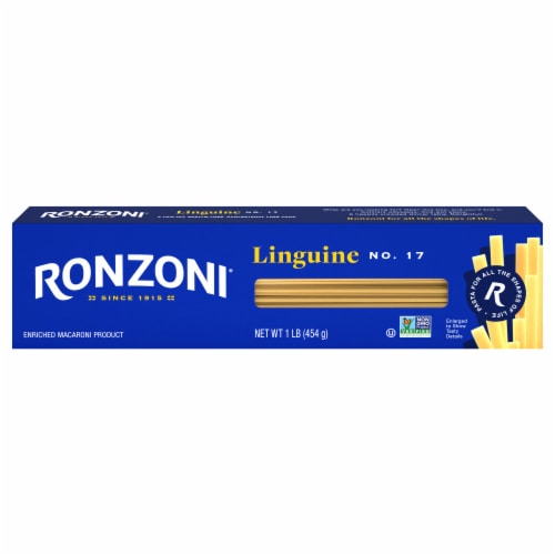 Ronzoni Linguine Non-GMO Long Pasta for a Variety of Dishes Perspective: front