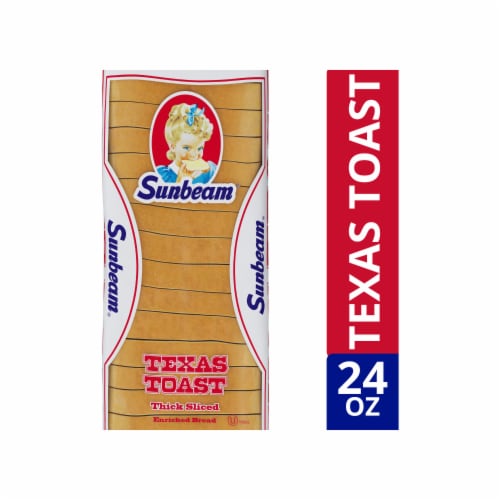 Sunbeam Texas Toast Thick Sliced White Enriched Bread Perspective: front