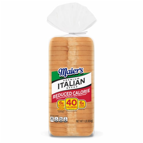 Maier's Reduced Calorie Premium Italian Bread Perspective: front