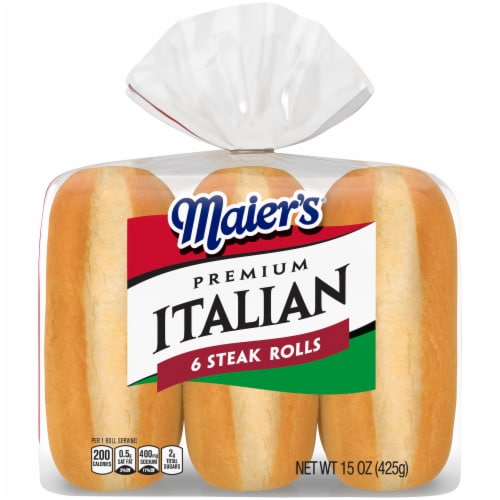 Maier's Premium Italian Steak Rolls Perspective: front