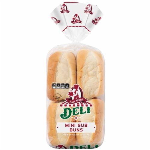Aunt Millie's® Deli Style Mini Sub Buns Perspective: front