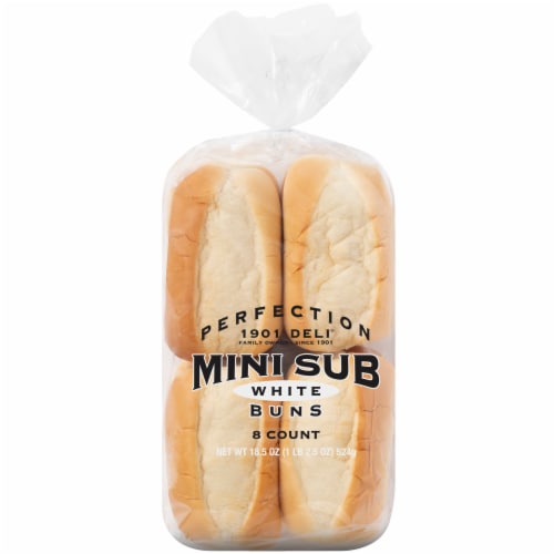 Perfection 1901 Deli Mini Sub Buns Perspective: front