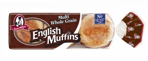 Aunt Millie's Multi Whole Grain English Muffins Perspective: front