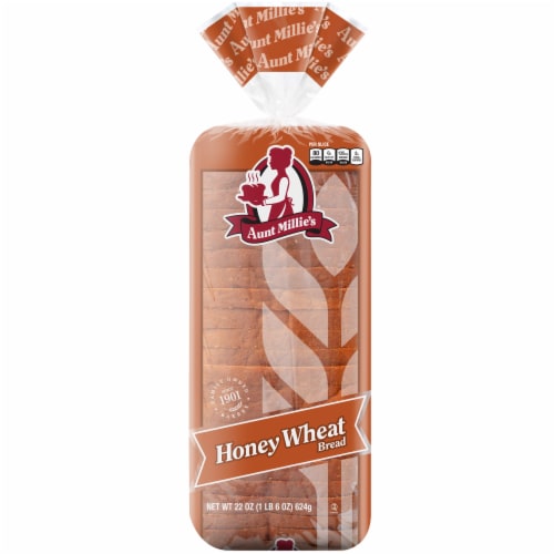 Aunt Millie's Family Style Honey Wheat Bread Perspective: front