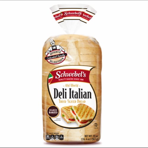 Schwebel's Deli Italian Thick Sliced Bread Perspective: front