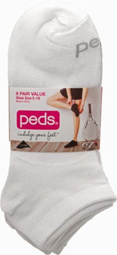 Peds Women's 2pk Cozy Slipper Liner Socks - Charcoal/Heather Gray 5-10