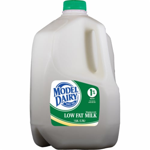 Model Dairy 1% Milk Perspective: front