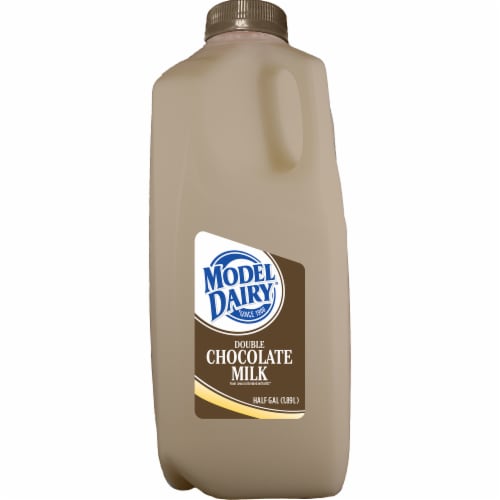 Model Dairy Double Chocolate Milk Perspective: front