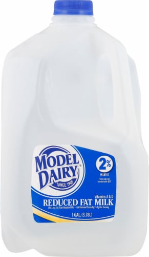Model Dairy 2% Milk Perspective: front