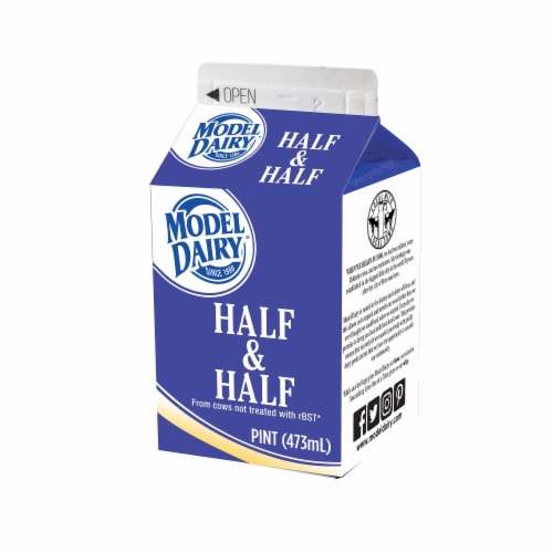 Model Dairy Half & Half Perspective: front