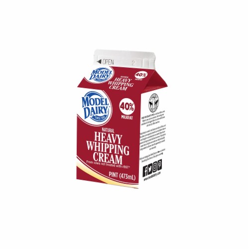 Model Dairy Heavy Whipping Cream Perspective: front