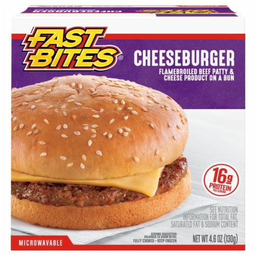 Fast Bites® Cheeseburger Bites Perspective: front