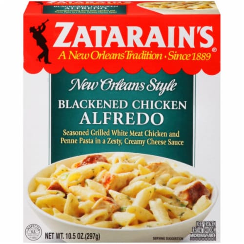Zatarain's Blackened Chicken Alfredo Frozen Dinner Perspective: front