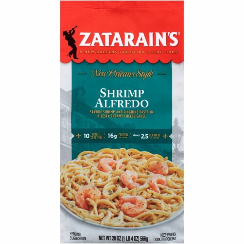 Zatarain's® New Orleans Style Shrimp Alfredo Pasta Frozen Meal Perspective: front