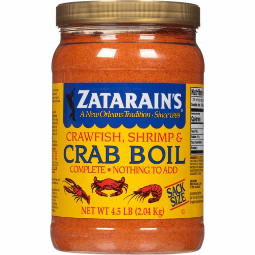 Zatarain's Complete Crawfish Shrimp & Crab Boil Perspective: front