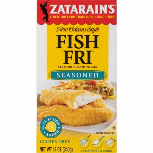 Zatarain's® New Orleans Style Fish Fri® Seasoned Seafood Breading Mix Perspective: front