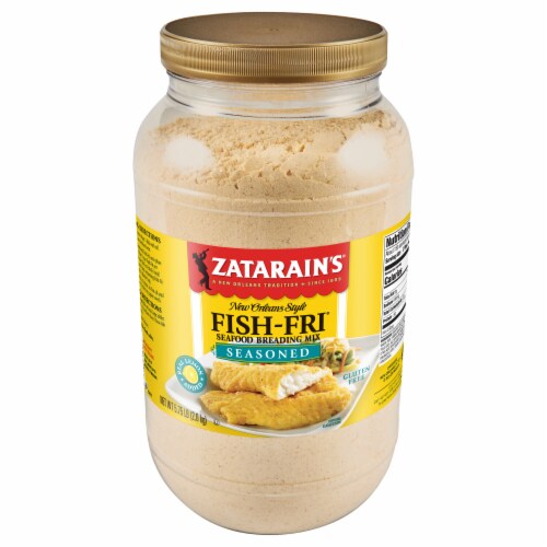 Zatarain's® Seasoned Fish-Fri Seafood Breading Mix Perspective: front