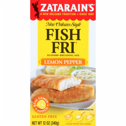 Zatarain's Lemon Pepper Fish Fri Perspective: front