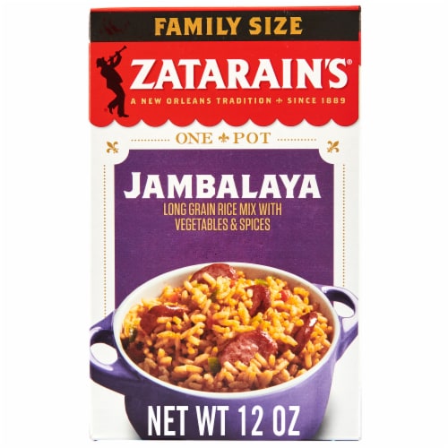 Zatarain's Family Size Jambalaya Rice Dinner Mix Perspective: front