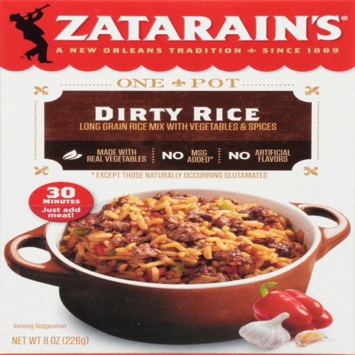 Zatarain's Dirty Rice Dinner Mix Perspective: front