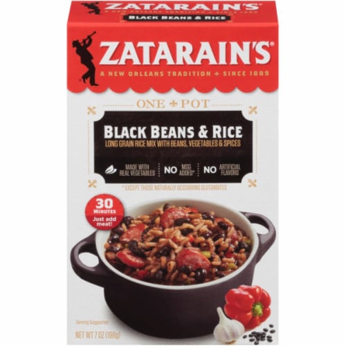 Zatarain's® Black Beans & Rice Dinner Mix Perspective: front