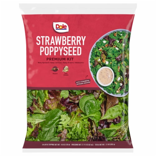 Dole Strawberry Poppyseed Premium Salad Kit Perspective: front