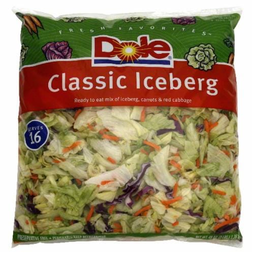 Dole Classic Iceberg Salad Perspective: front