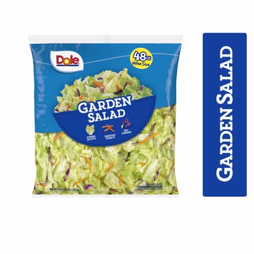 Dole Value Size Garden Salad Perspective: front