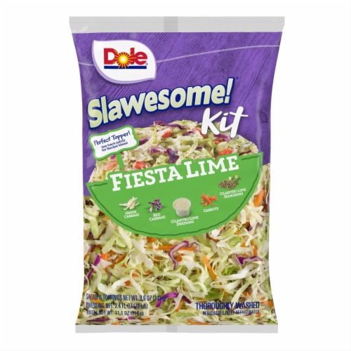 Dole Slawesome! Fiesta Lime Salad & Toppings Kit Perspective: front