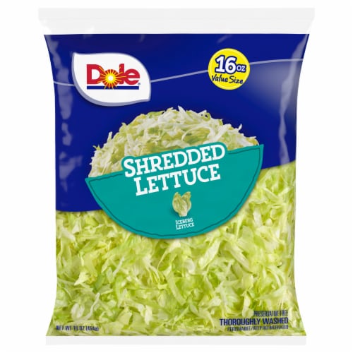 Dole Shredded Iceberg Lettuce Perspective: front