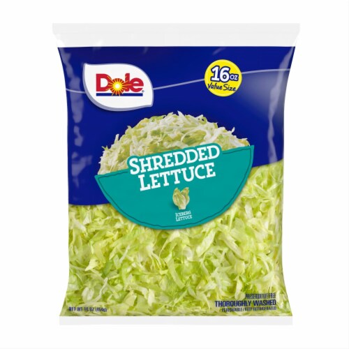 Dole Shredded Iceberg Lettuce Perspective: front