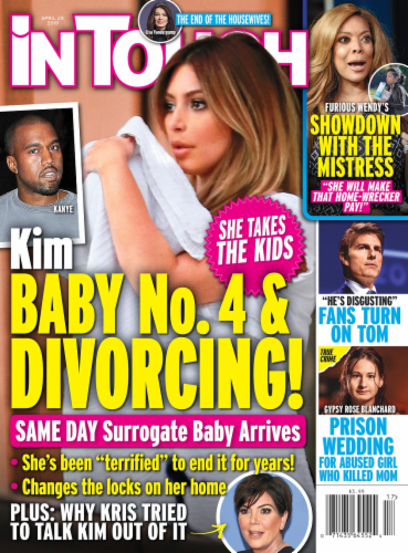 In Touch Weekly Magazine Perspective: front
