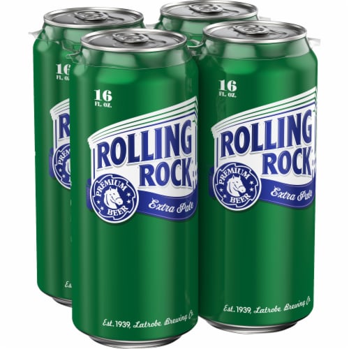 Rolling Rock Extra Pale Beer Perspective: front