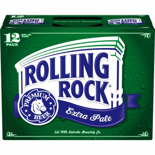 Rolling Rock Extra Pale Beer Perspective: front