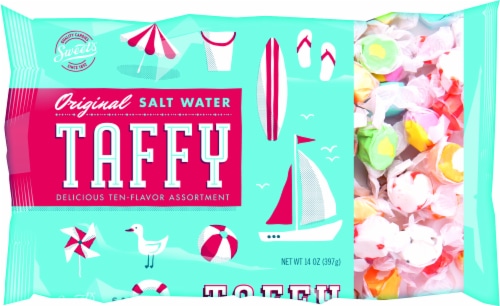 Sweets Original Assorted Salt Water Taffy Bag Perspective: front
