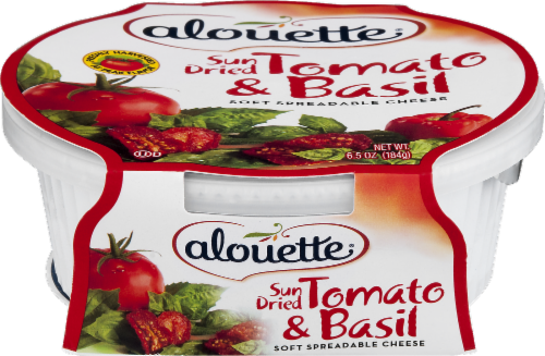 Alouette Sundried Tomato & Basil Cheese Crumbles Perspective: front